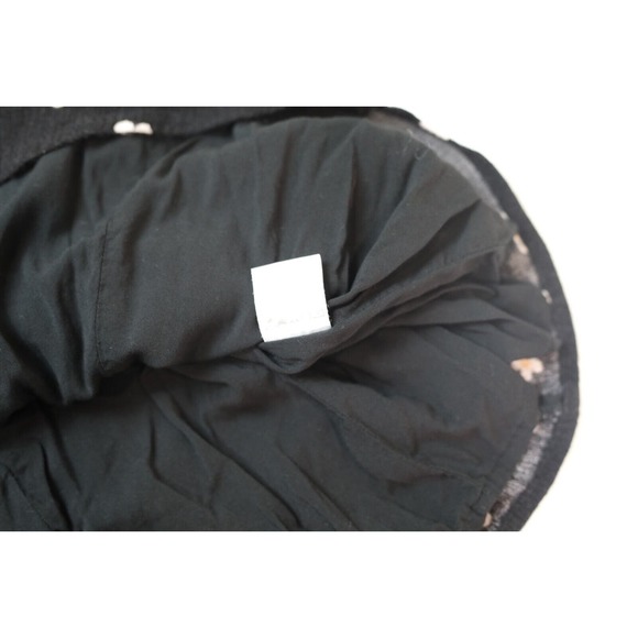 Majorelle Womens Floral Printed‎ Mini Dress XXS Black SleevelessY2K Flowers - Picture 8 of 10